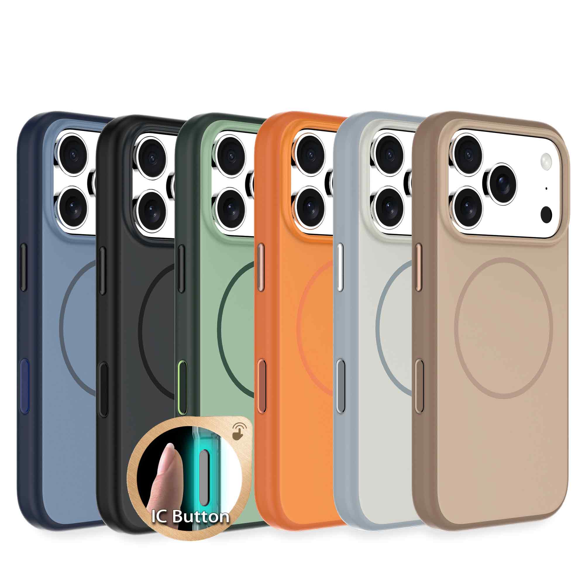 PC+TPU Capture Button Case - Wholesale iPhone 17 Pro MagSafe Cover