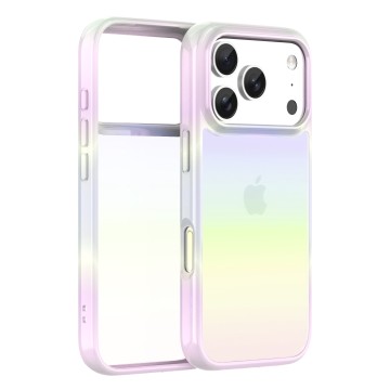 iPhone Electroplated Iridescent Gradient Transparent Phone Case
