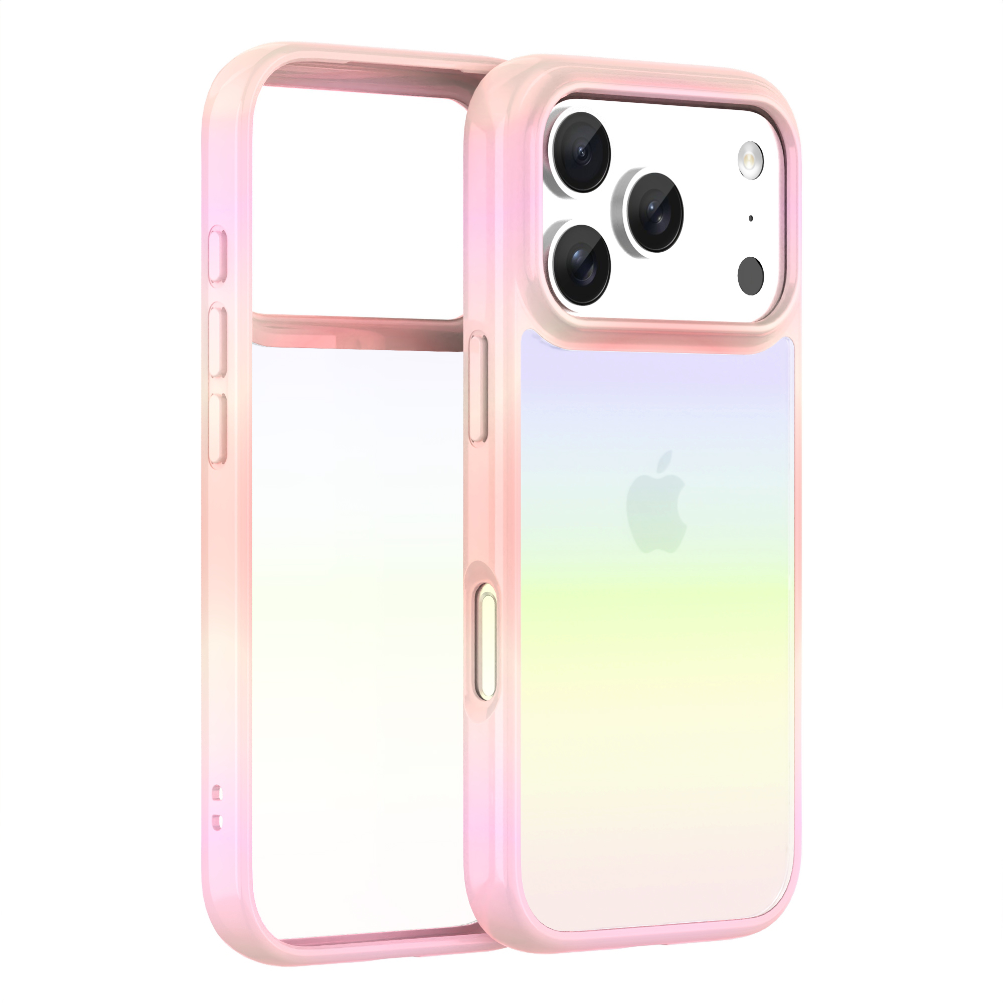 iPhone Electroplated Iridescent Gradient Transparent Phone Case