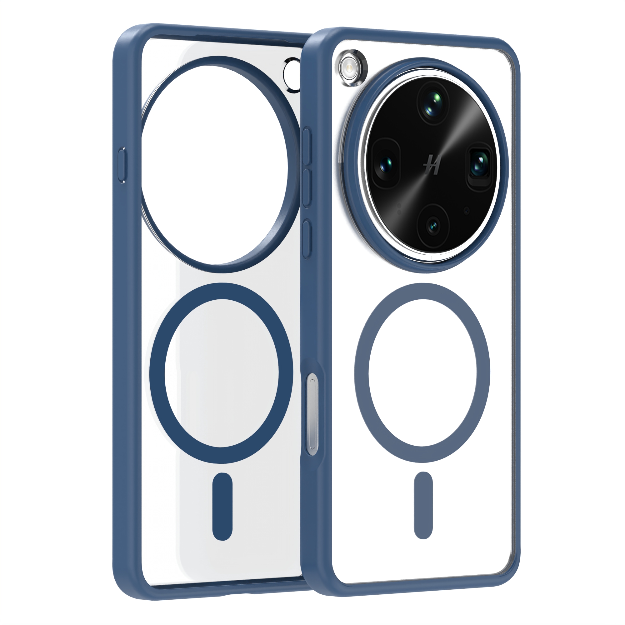OPPO X8U Dual-Material Clear Magnetic Phone Case