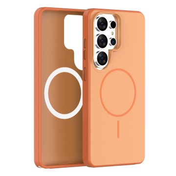 S26 Ultra Plus Tpu+pc Phone Case with Metal Button