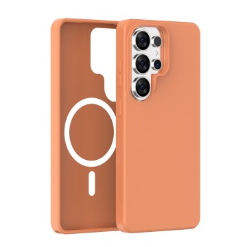 Candy Colorful Anti-Stain Liquid Silicone MagSafe Phone Case for Samsung S26 Ultra Series-Senfit
