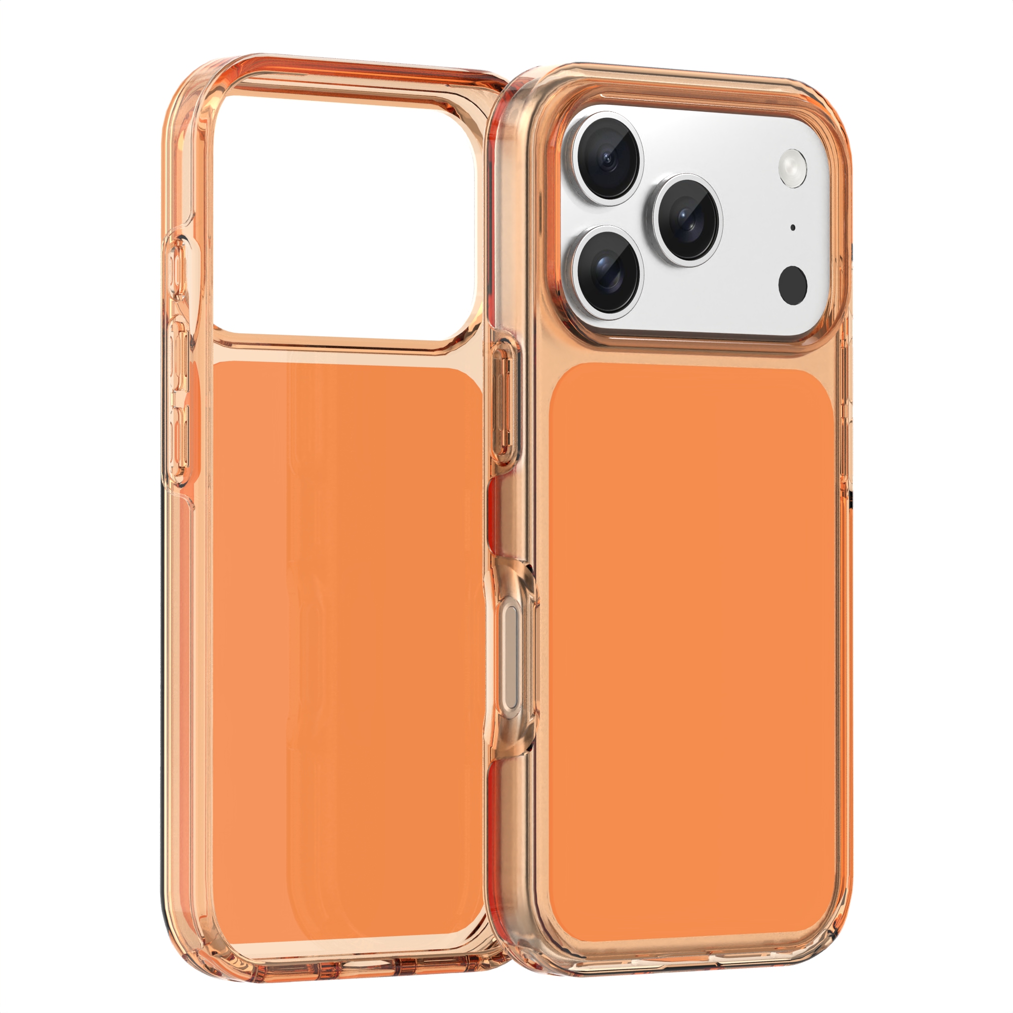 Official Color iPhone 17 Pro Max Clear Phone Case