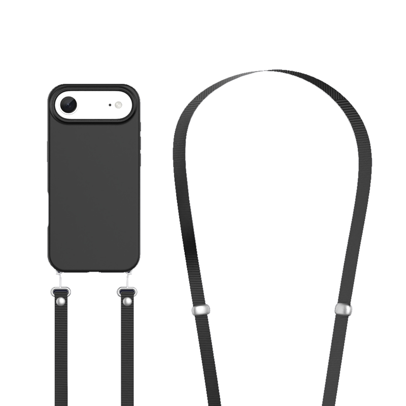 Liquid Silicone iPhone 17 Air Phone Case with Lanyard