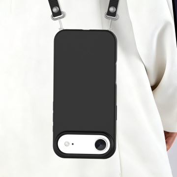 Liquid Silicone iPhone 17 Air Phone Case with Lanyard