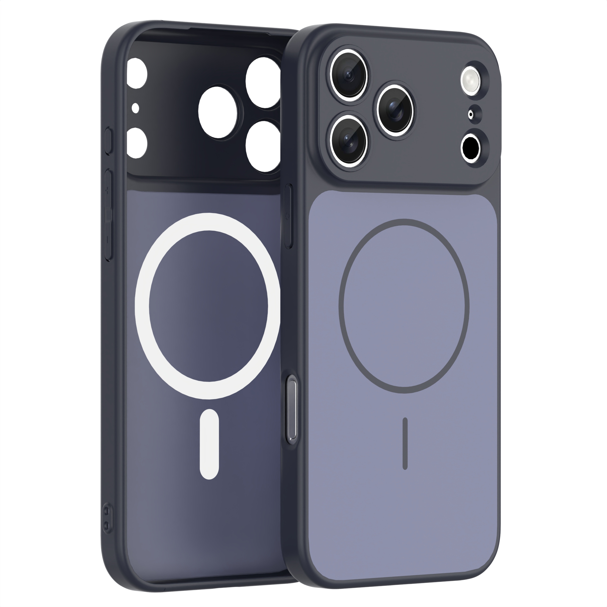 Solid-Color Anti-Fingerprint Soft Precision-Cut Drop Protection Phone Case for iPhone 17 Pro Series-Sport Crystal
