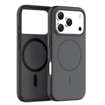 Pure Color Soft Anti-Fall TPU PC Phone Case for iPhone 18 series-Elegant