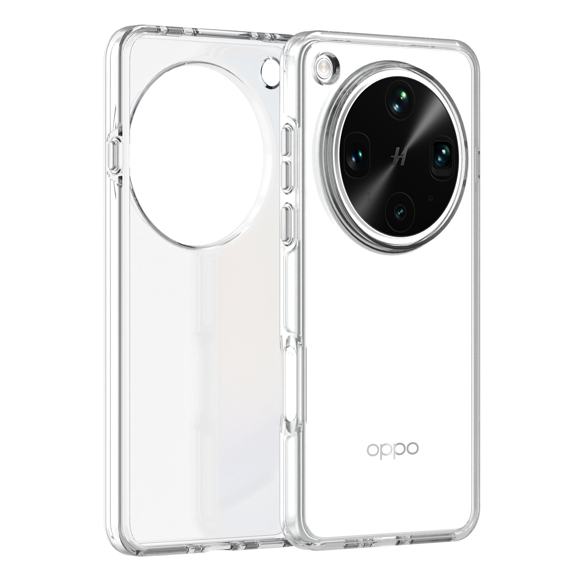 Scratch-Resistant Clear UV Coating Phone Case for OPPO x80u-Neo Hybrid