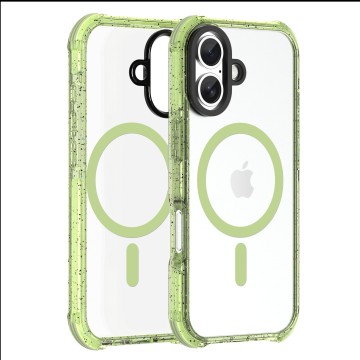 Colorful Particles Shining Clear Custom Phone Case for iPhone 17-Spectre