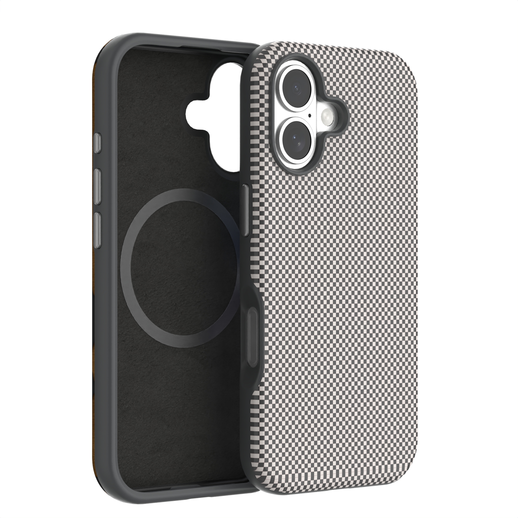 Custom Leather Carbon Fiber Kevlar Back Cover for iPhone 17-Divo