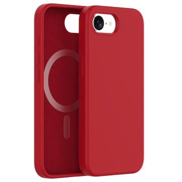 Soft Anti-Fingerprint Washable Slim Liquid Silicone Phone Case for iPhone 17E-Pure