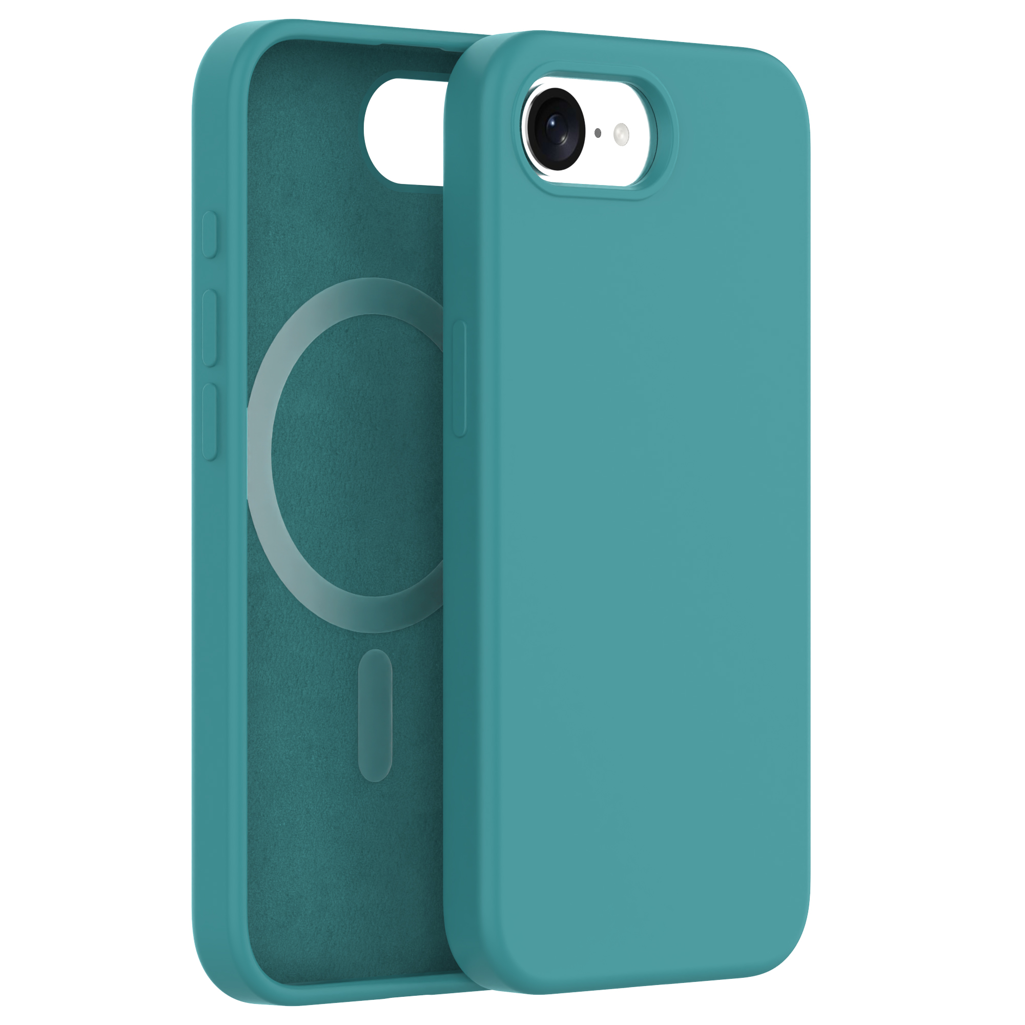 Soft Anti-Fingerprint Washable Slim Liquid Silicone Phone Case for iPhone 17E-Pure