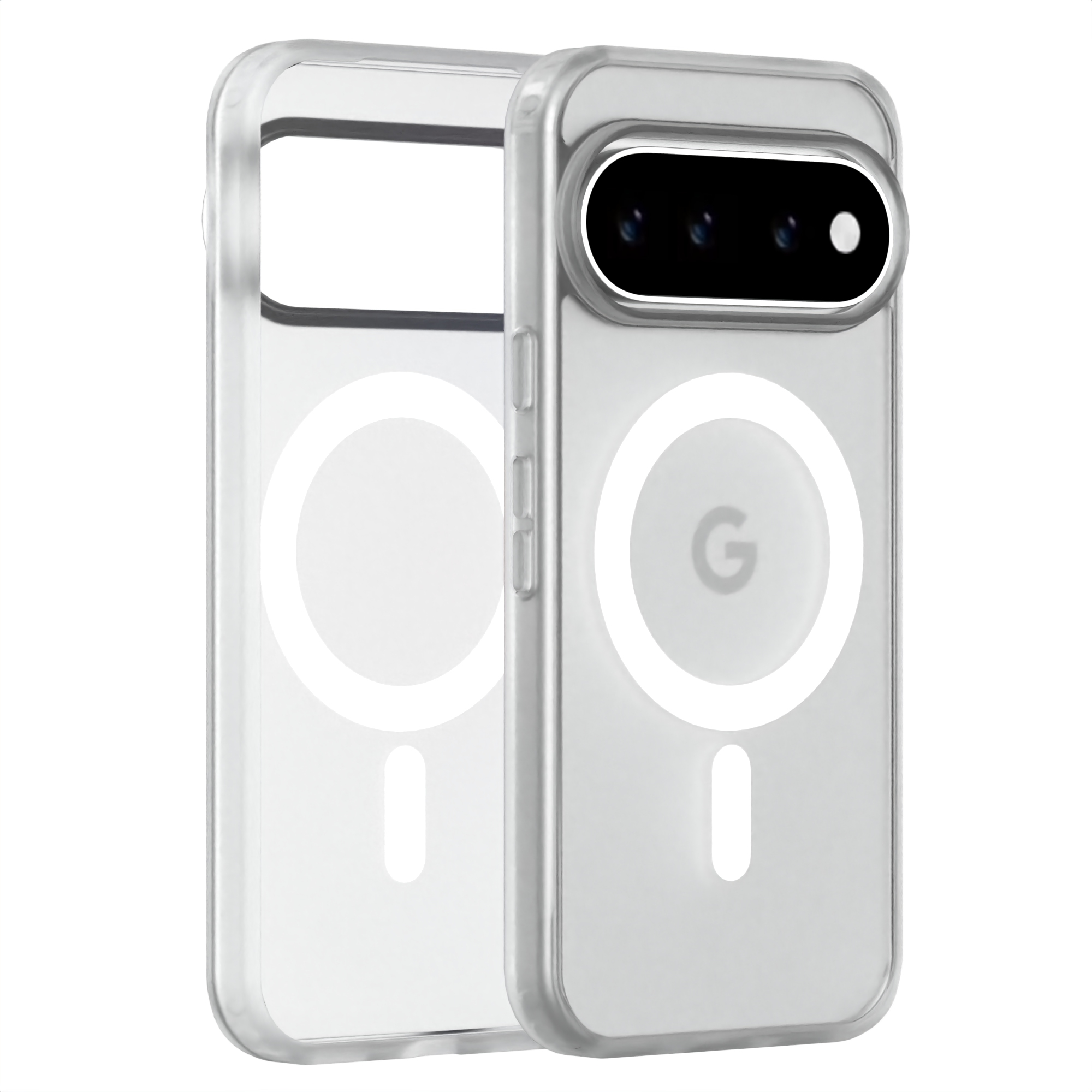 Clear N52 Magnet Logo Fashion Matte Custom Pattern Phone Case for Google 11/11 Pro-Sport Crystal