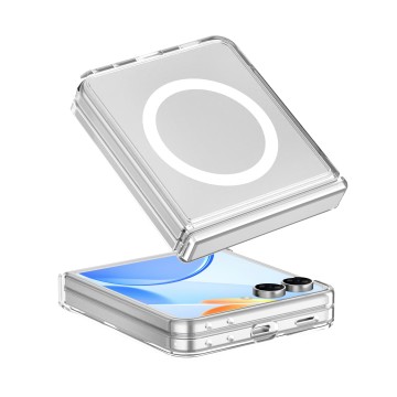 Clear Crystal Colorful Magnetic Fashion Phone Case for Samsung Galaxy Z Flip 8-Sport Crystal