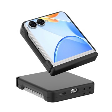 Solid Color Colorful Magnetic Factory Hot Sell Phone Case for Samsung Galaxy Z Flip 8-Sport Crystal