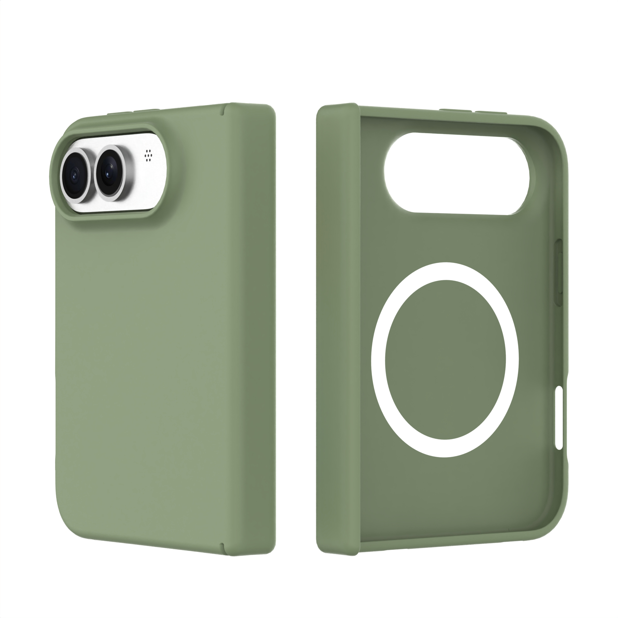 Soft Skin Feel Candy Colorful Liquid Silicone Magnetic Phone Case for iPhone 18 Fold Series-Senfit