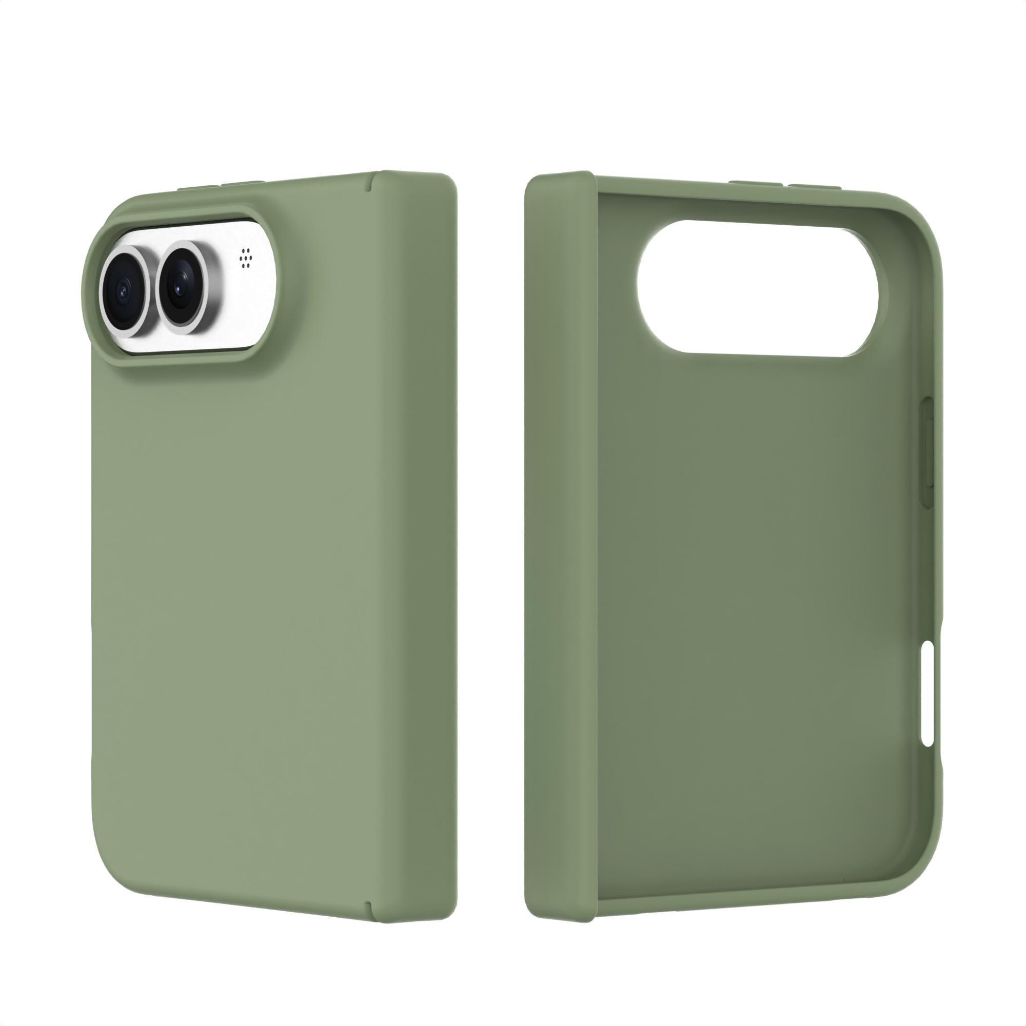 Liquid Silicone Washable Anti-fouling Shockproof Phone Case for iPhone 18 Fold Series-Senfit