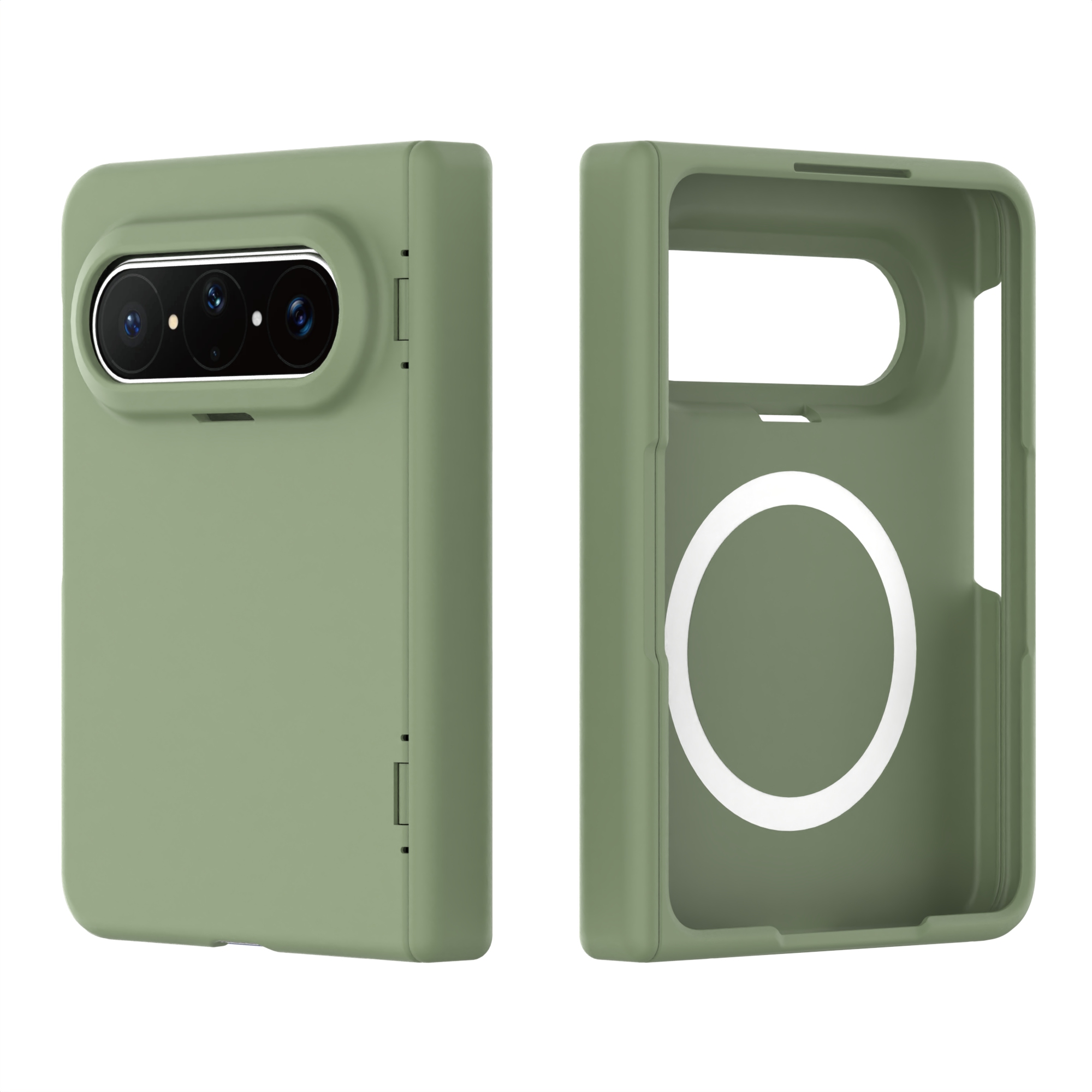 Hard PC Anti-Drop Clear Custom Logo Color Magnetic Phone Case for Huawei-PuraX MAX-PC Case