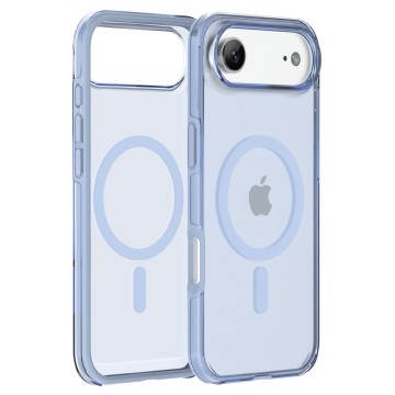 Pure Colorful Bumper Clear PC Shockproof Phone Case for iPhone 17 Pro-Neo Hybrid