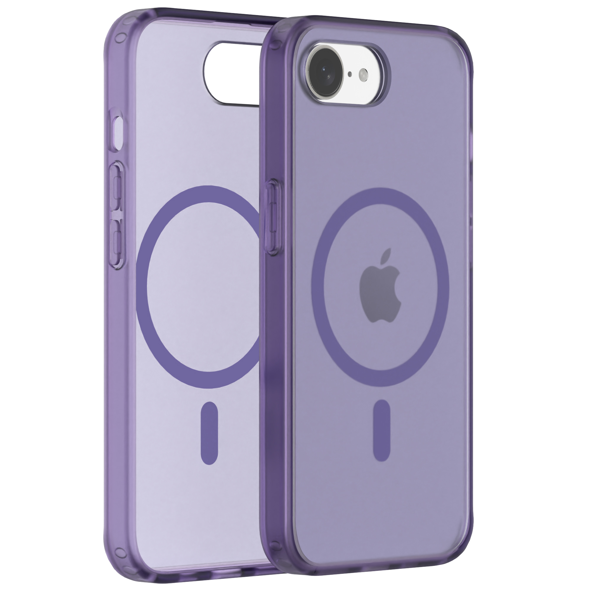 Soft Clear Solid Colorful Anti-Fingerprint Anti-Yellow Crystal Phone Case for iPhone 17E/ SE 4-Sport Crystal