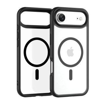 Clear Candy Colorful 8FT Drop Protection Diamond Shockproof Clear Magnetic Phone Case for iPhone 17 Series-Swaki