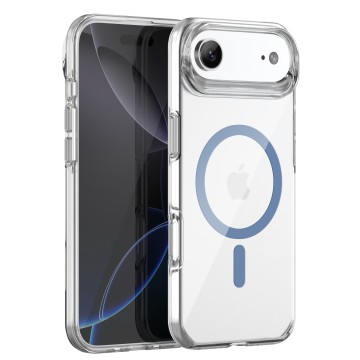 Hardened Anti-drop PC TPU Clear Slim Magnetic Phone Case for iPhone 17 Air-Neo Hybrid