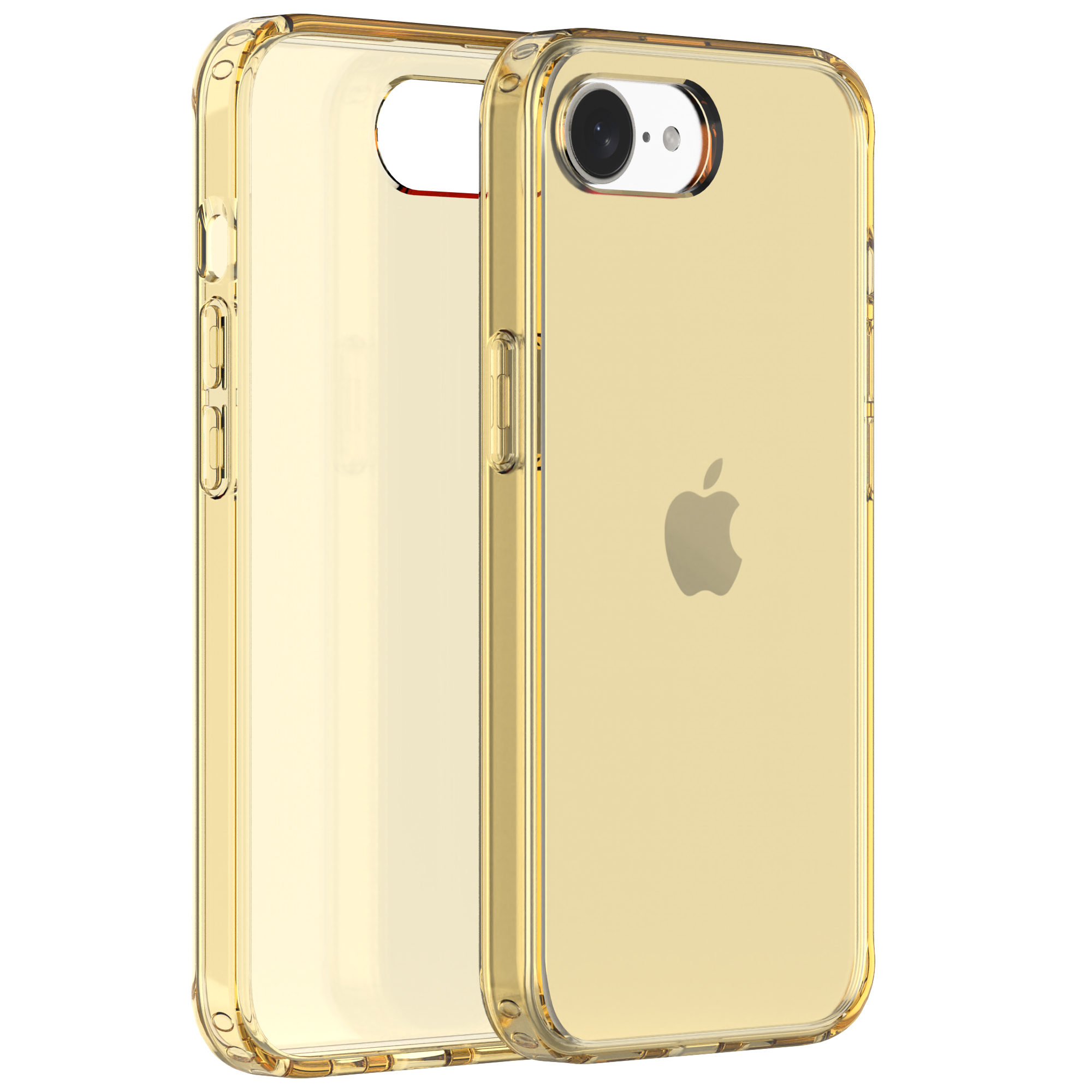 Anti-Yellow Crystal Clear Colorful Phone Case for iPhone 17E/ SE 4-Sport Crystal