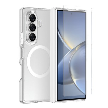 Clear Pure 2026 Hot Sell Anti-drop Magnetic Phone Case for Samsung Galaxy Z Fold 8-Sport Crystal