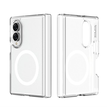 Clear Pure Colorful Magnetic TPU PC Hard Phone Case for Samsung Galaxy Z Fold 8 Wide-Sport Crystal