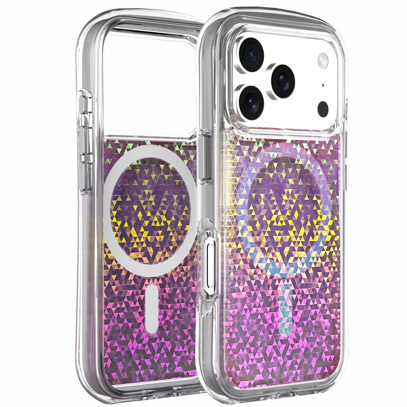 Shockproof electroplating luxury Pink Diamond Phone Case for iPhone 17 Pro-Gala