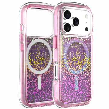 Shockproof electroplating luxury Pink Diamond Phone Case for iPhone 17 Pro-Gala