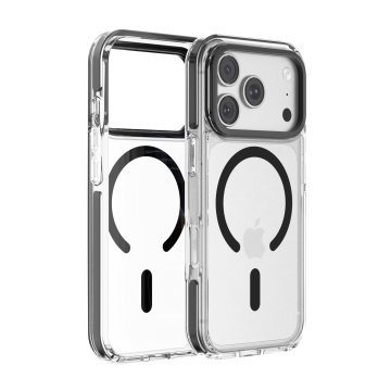 Integrated Buttons 2026 Wholesale Hot Sell Clear Soft Anti-Slip Mgnetic Phone Case for iPhone 18 Pro Series-Shockproof Case