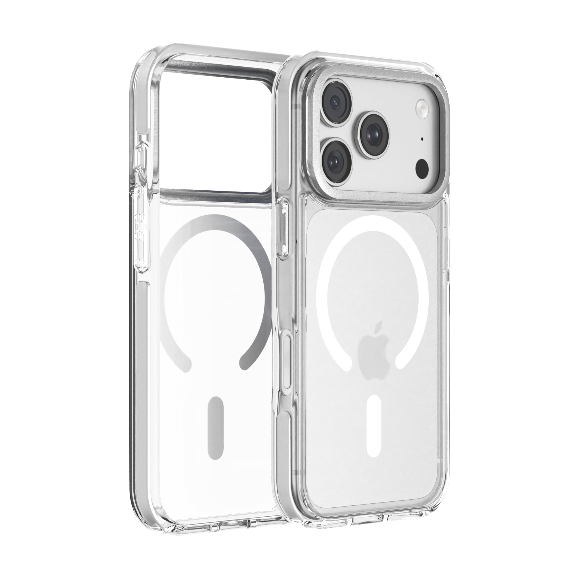 Integrated Buttons 2026 Wholesale Hot Sell Clear Soft Anti-Slip Mgnetic Phone Case for iPhone 18 Pro Series-Shockproof Case