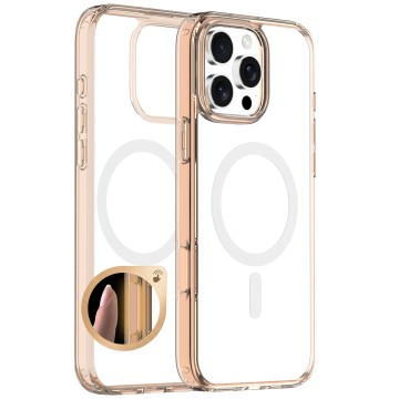 iPhone 16 Transparent Shockproof Case with Touch-Adjustable Buttons
