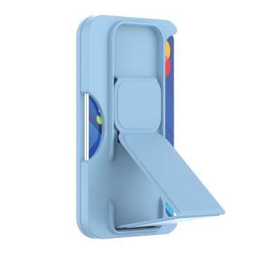 Magnetic mobile phone holder with card bag