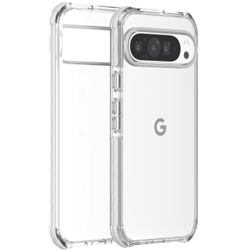Google Pixel 9/9 Pro Military-Grade Drop-Resistant Transparent Phone Case