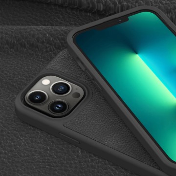 Durable Shockproof iPhone 15 Stylish PU Leather Phone Case Wholesale