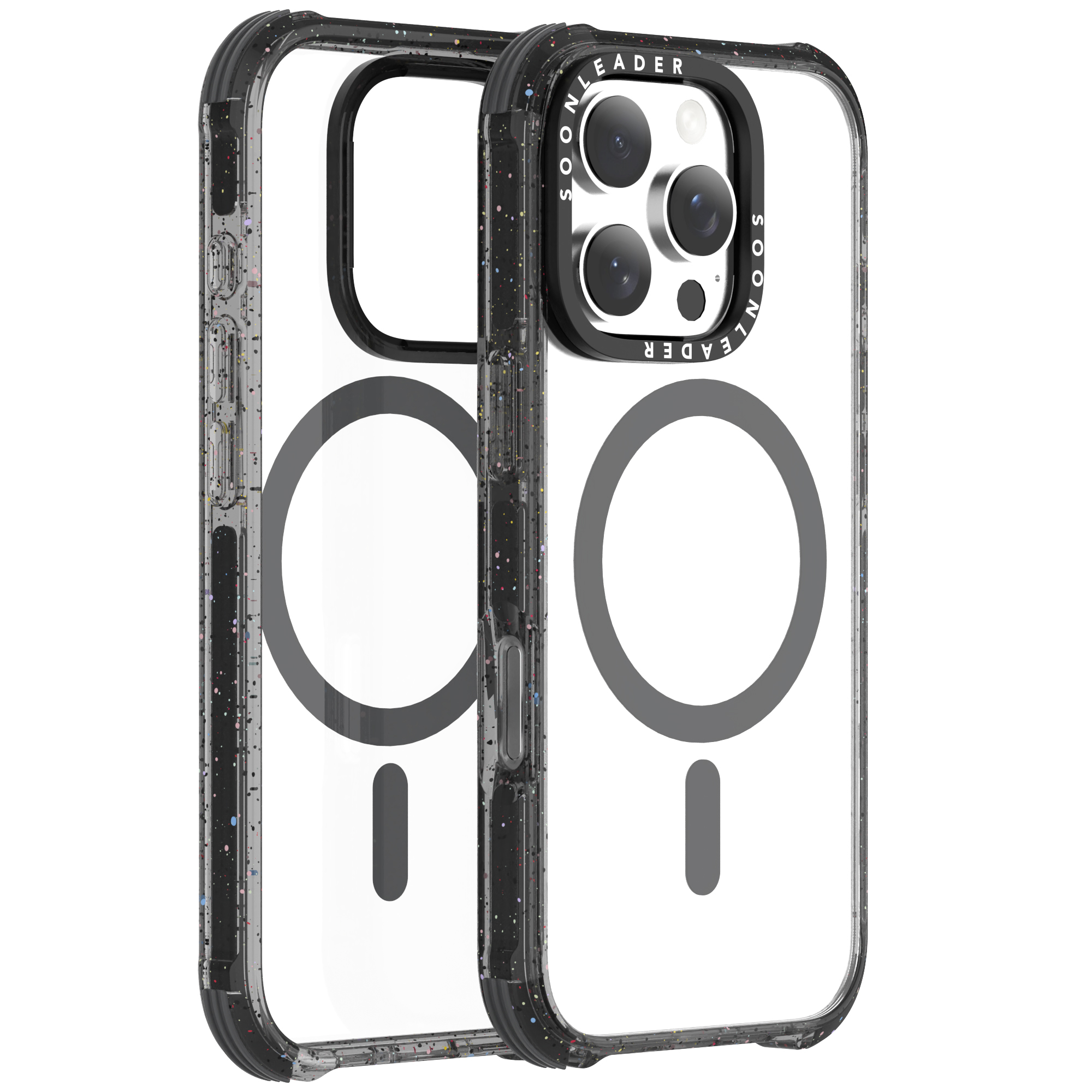 Recyclable TPE+TPU+PC Eco-Friendly iPhone 16 Case with Logo custom camera circle