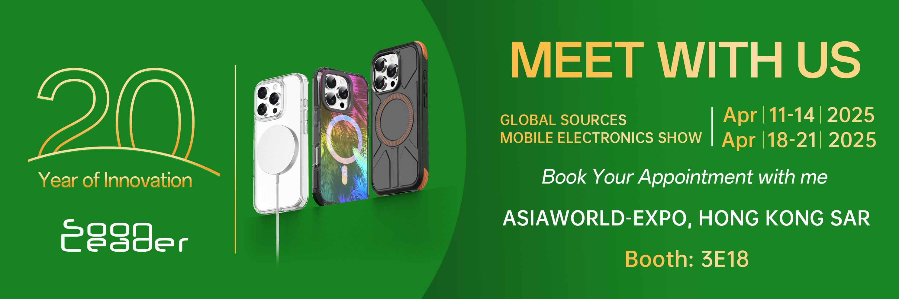 Invito alla mostra Global Sources di Hong Kong del 2025