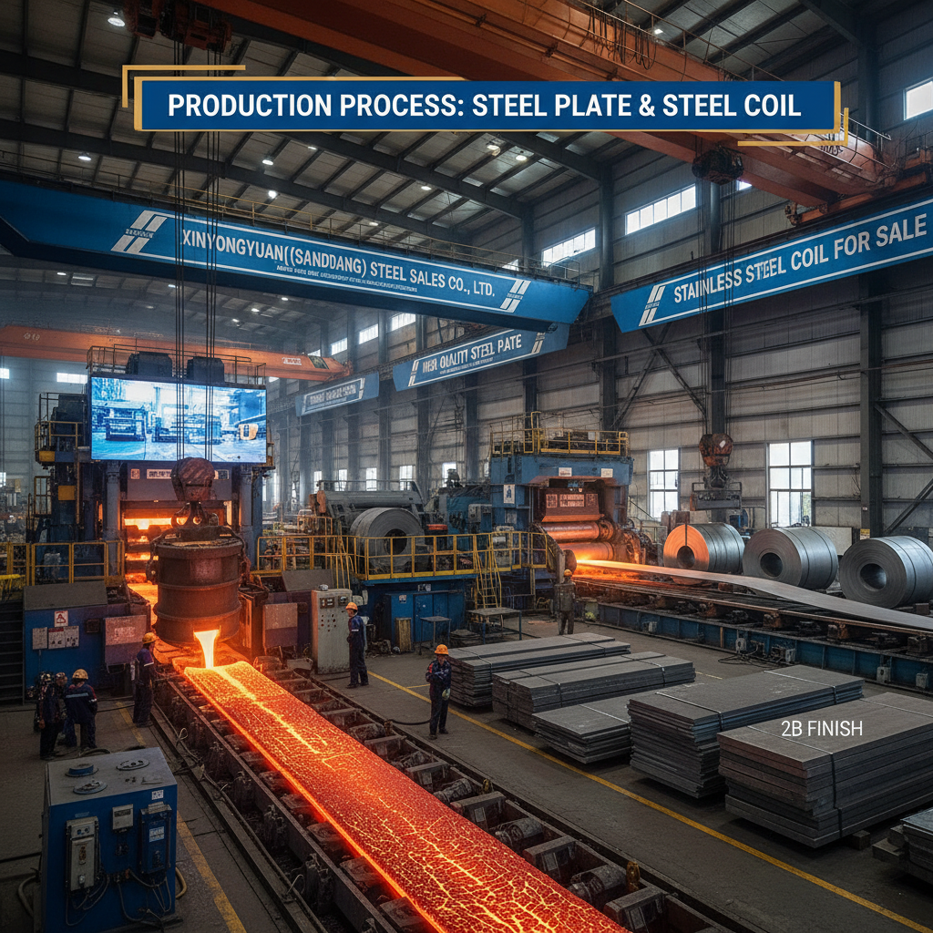 Production Process Steel Plate Steel Coil