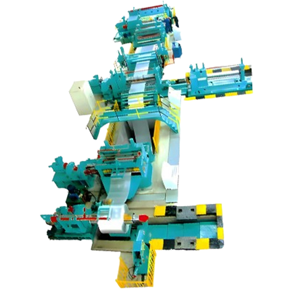High Speed Uncoiling - Slitting - Rewinding Line