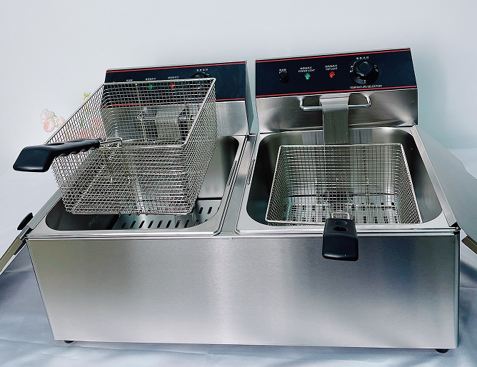Double 11L Commercial Electric Fryer - Efficient and Durable
