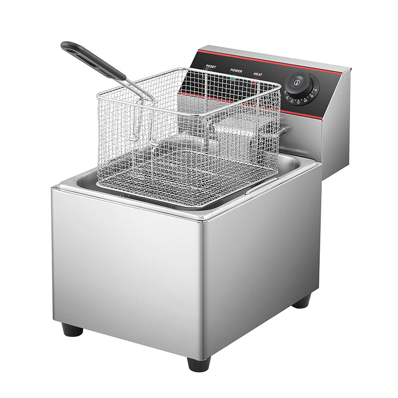 Compact Electric Single 8L Fryer - Perfect for Home Cooking!