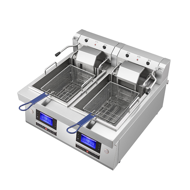 Dual Tank Automatic Lifting Fryer - Efficient & Easy Cooking