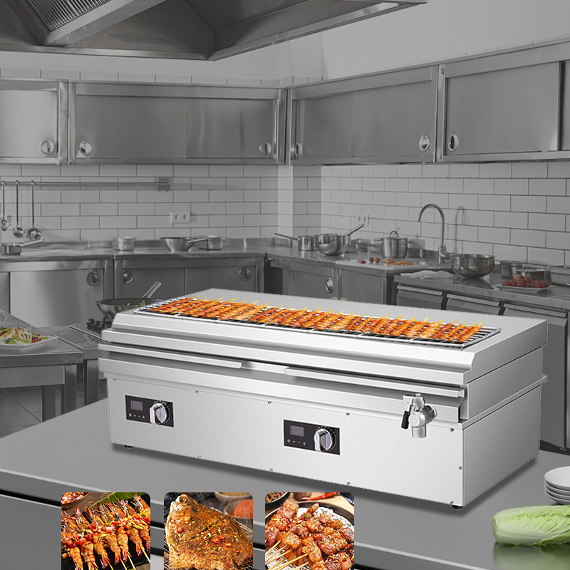 Heavy-Duty Commercial Electric Barbecue Machine - Grill Perfectly!
