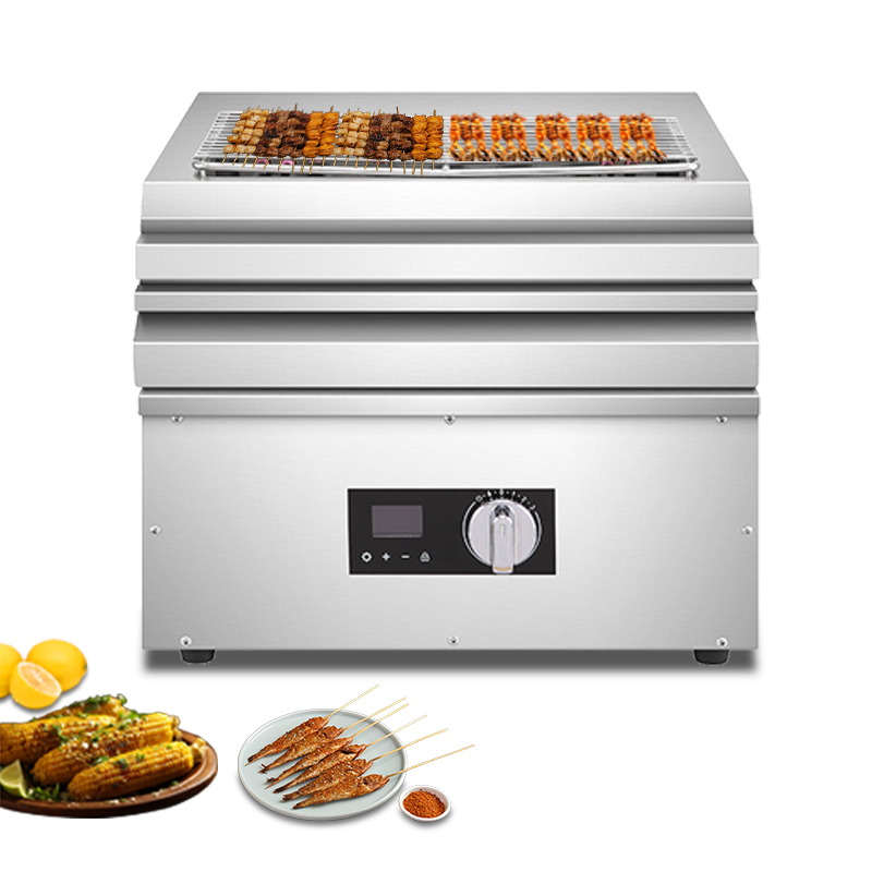 Commercial SUS304 Electric Barbecue Machine for Grilling