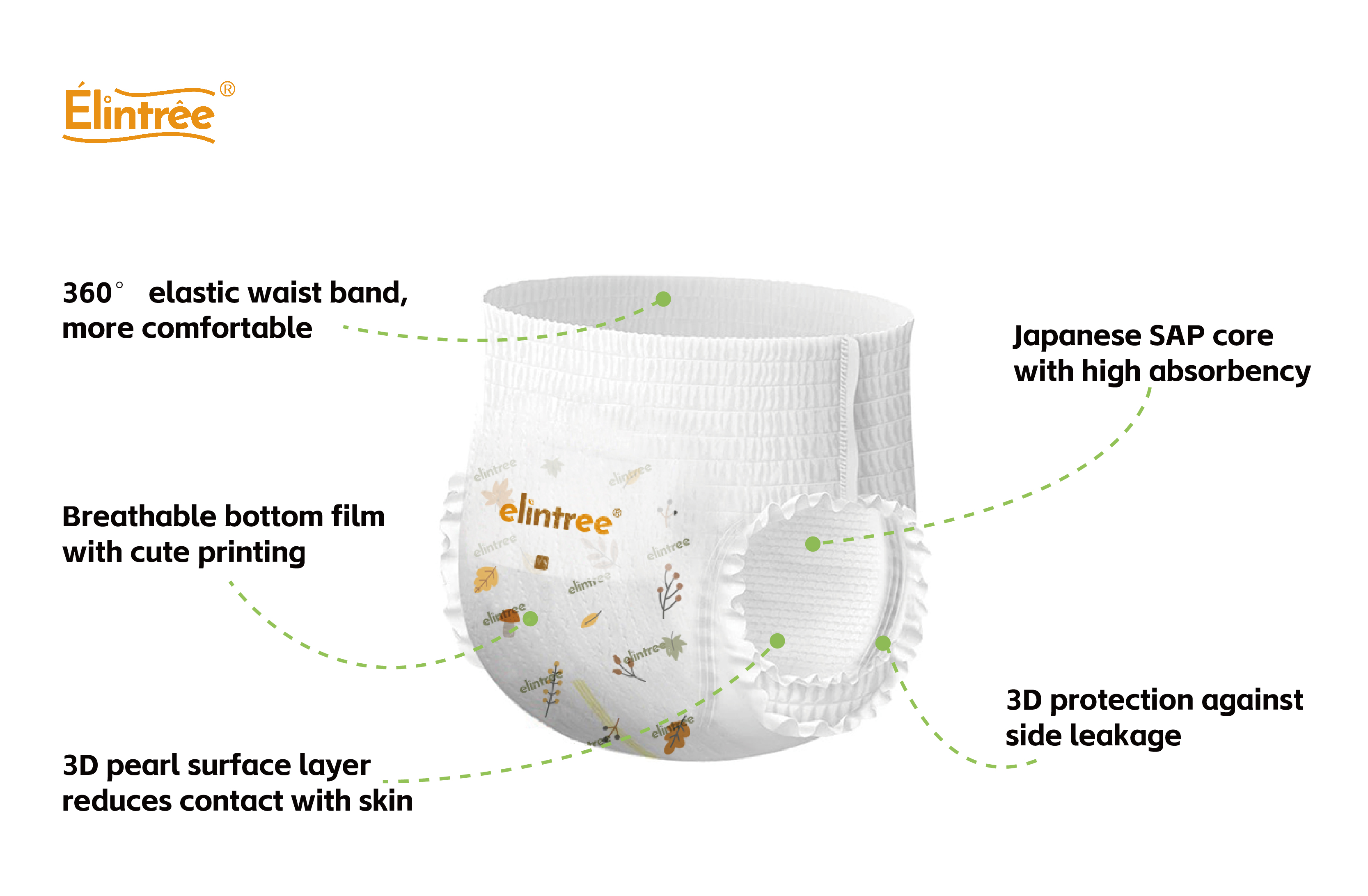 Disposable Baby Pull-up Pants Diaper