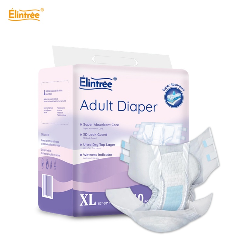 Elintree Wholesale Dual Absorbent Core Dry Disposable Senior Ultra Thick Adult Diapers