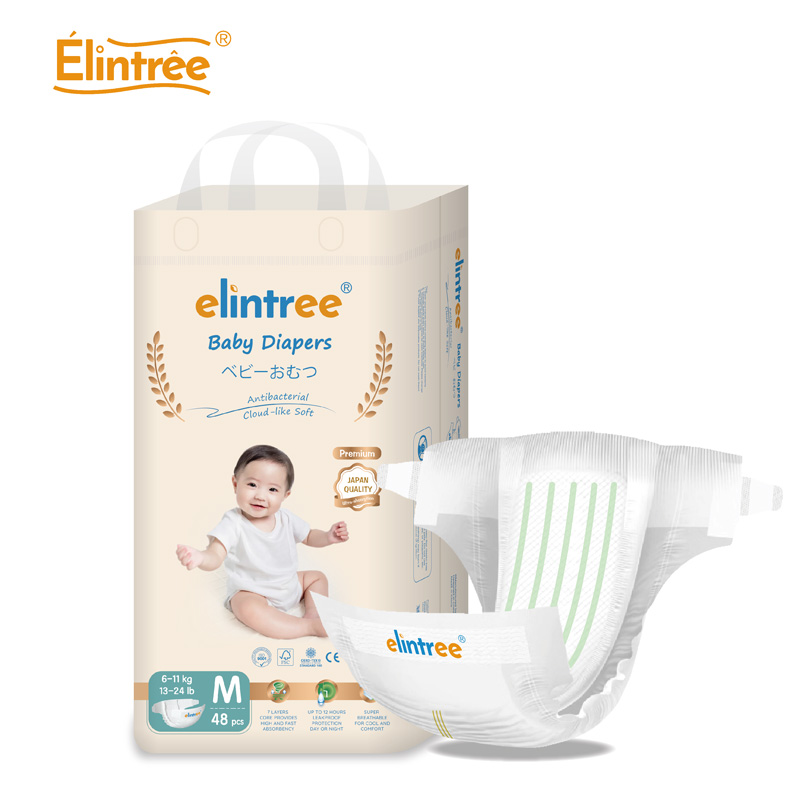 Elintree Antibacterial and Skin Protecting Baby Diapers