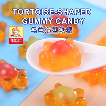 Χονδρικά σνακ ζελέ φρούτων με χαμηλή περιεκτικότητα σε λιπαρά σε σχήμα χελώνας